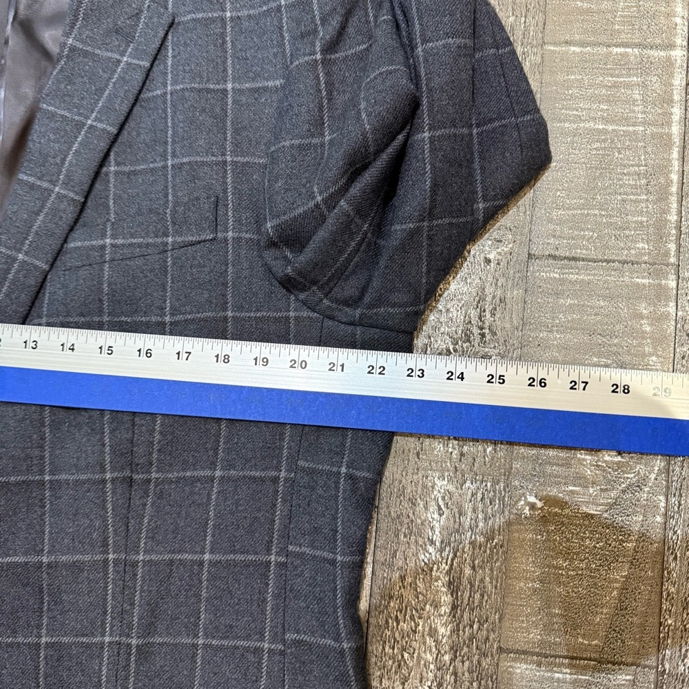 Lauren Ralph Lauren Gray Plaid Blazer - Picture 12 of 14
